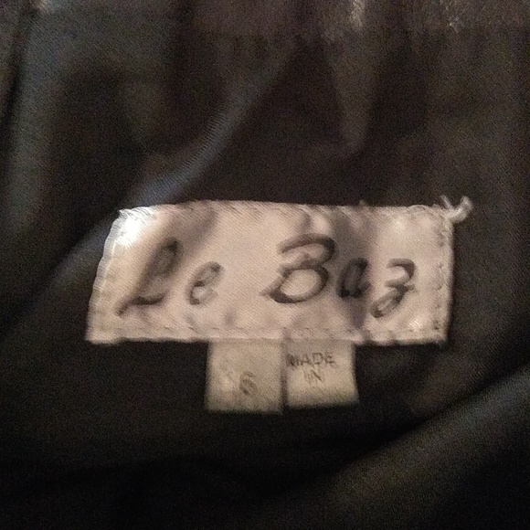 Le Baz vintage lined soft black leather pants size 6 - Picture 2 of 8